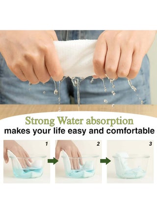 10 Pack Disposable Bath Towels with Hanging Hooks, 140*70cm Large Thick Towels for Travel, Hotel, Camping - view 5